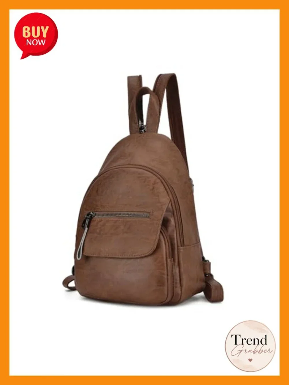 Women's Convertible Faux Leather Sling Backpack Purse 3-Way Carry Anti-Theft